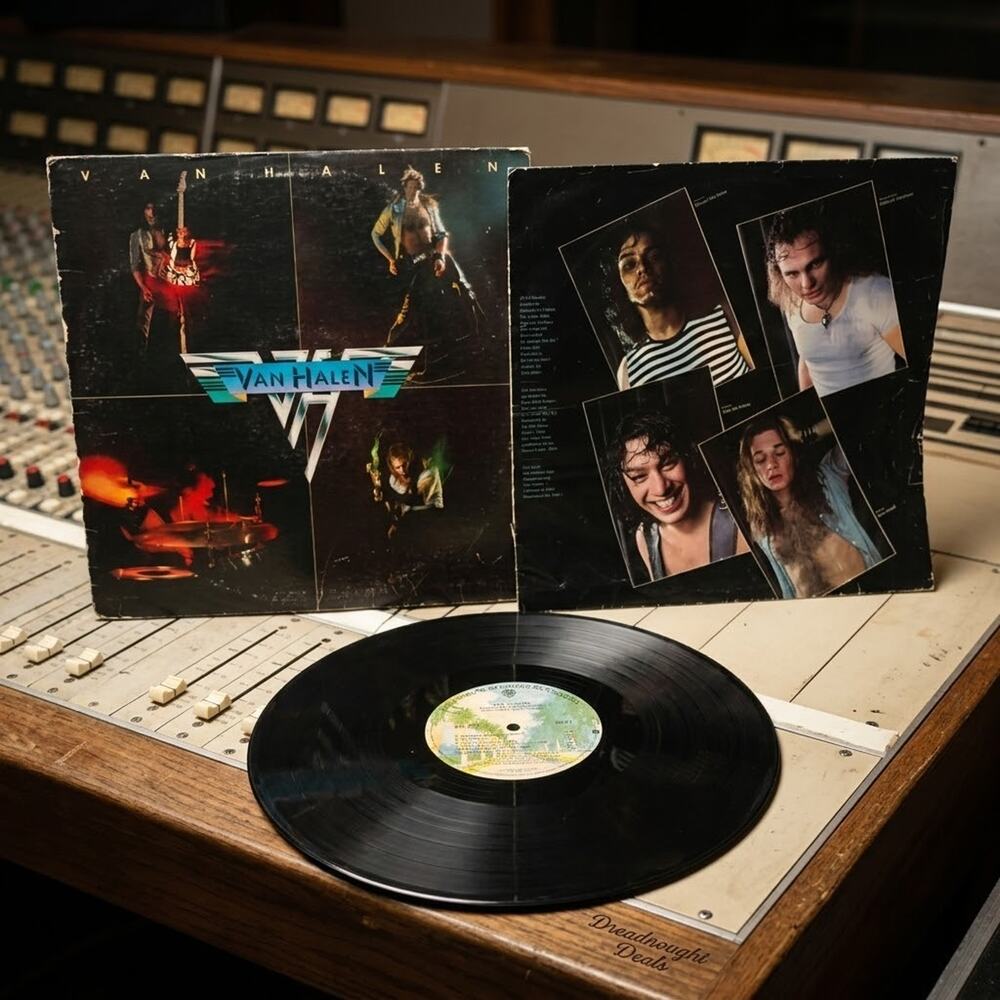 Van Halen Self-Titled Debut Album Vinyl LP 1978 Warner Bros BSK 3075 Burbank